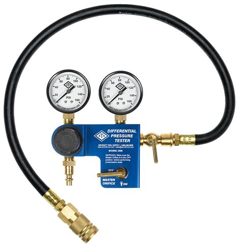 Differential Pressure Tester With Master Orifice